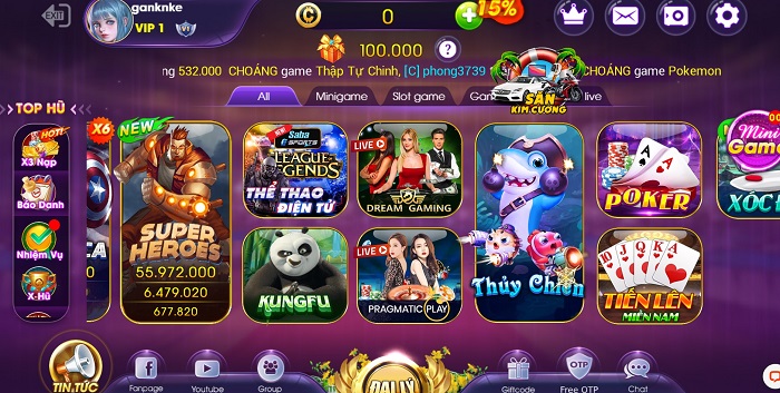 Thỏa sức tranh tại với kho game tại Choáng Vip